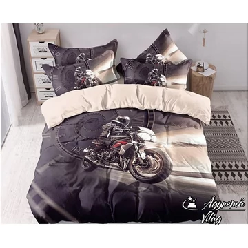 3 Részes Ágyneműhuzat Garnitúra, Motor minta
