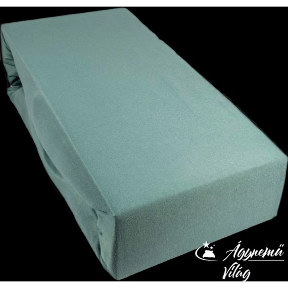 Jersey Gumis Lepedő 180x200cm, Zöld