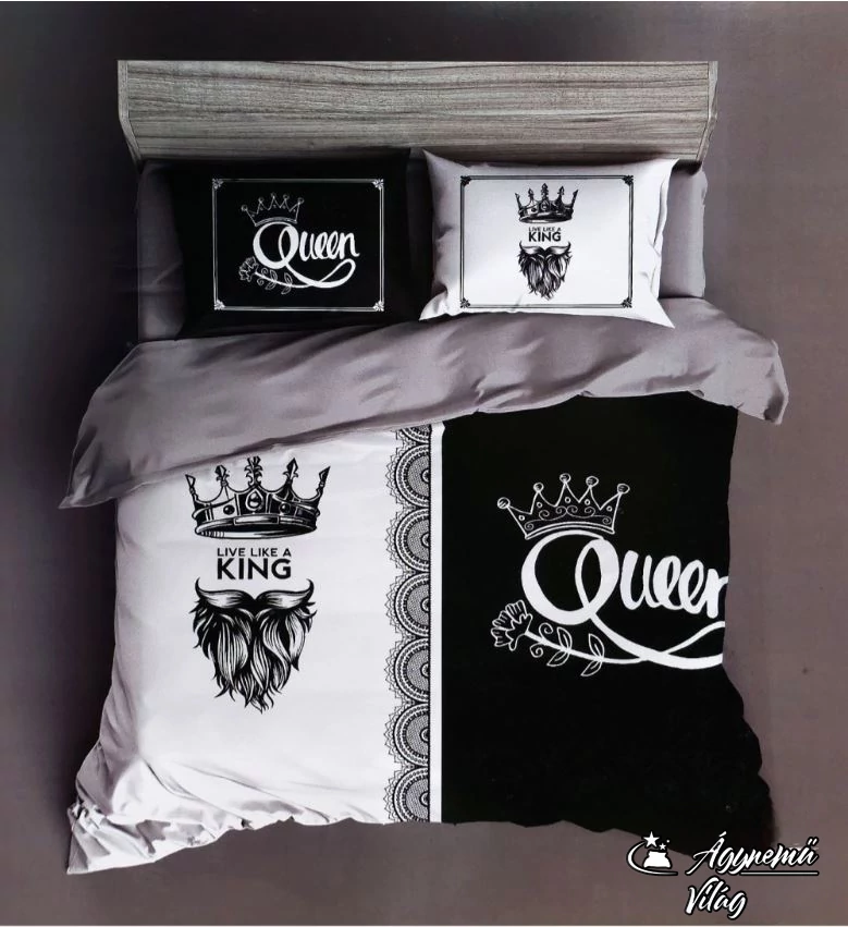 7 Részes Ágyneműhuzat Garnitúra, Queen-King